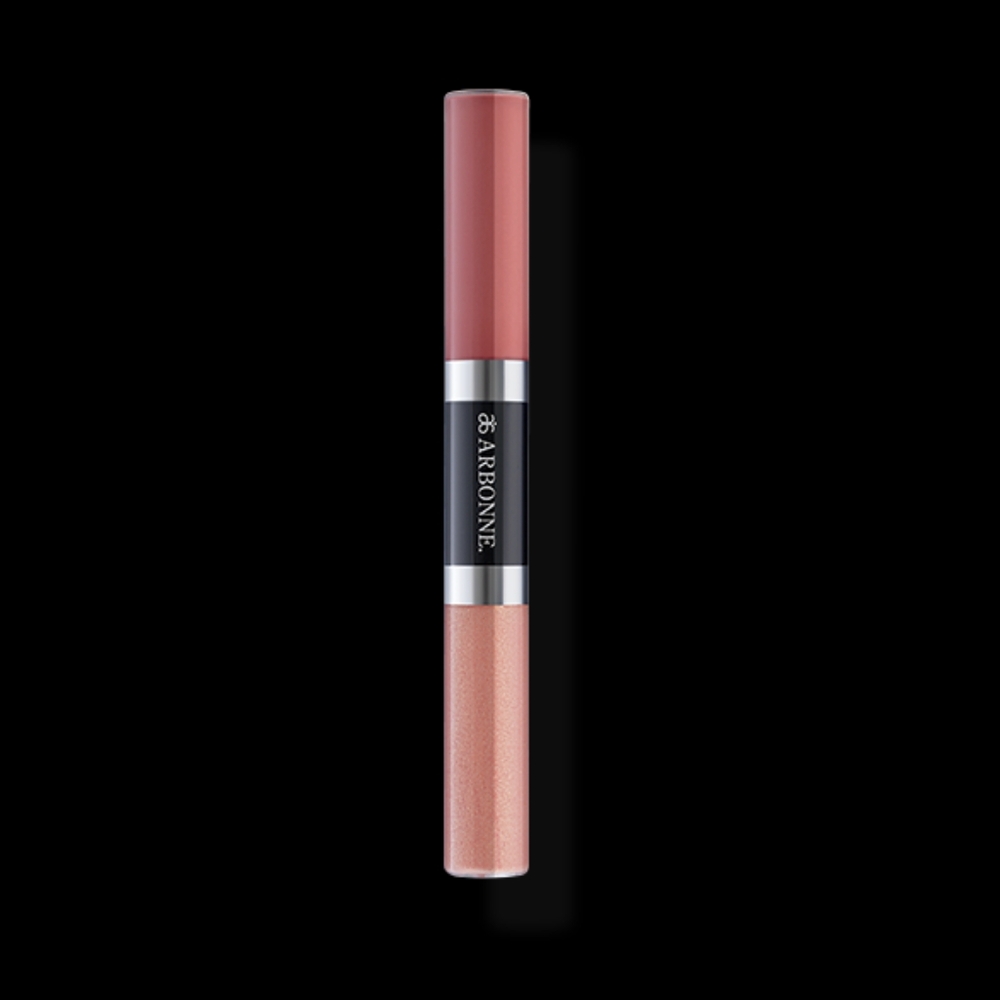 Arbonne Double Take Matte & Shine Lip Duo in Amaryllis